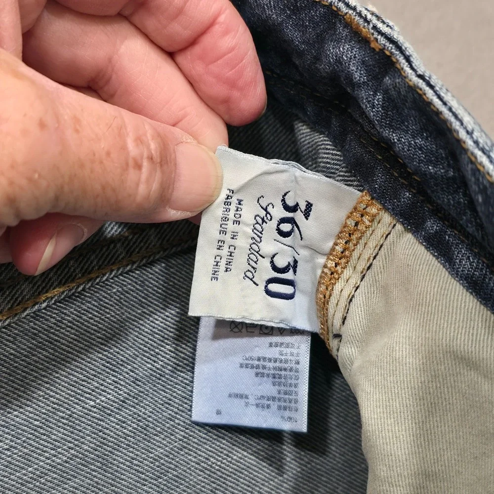 Tommy Bahama Men's Blue Denim Jeans Size 36x30 Actual 36x31.5‎